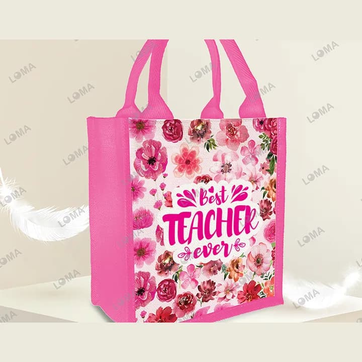 Mẫu 4: Họa tiết hoa Best Teacher Ever