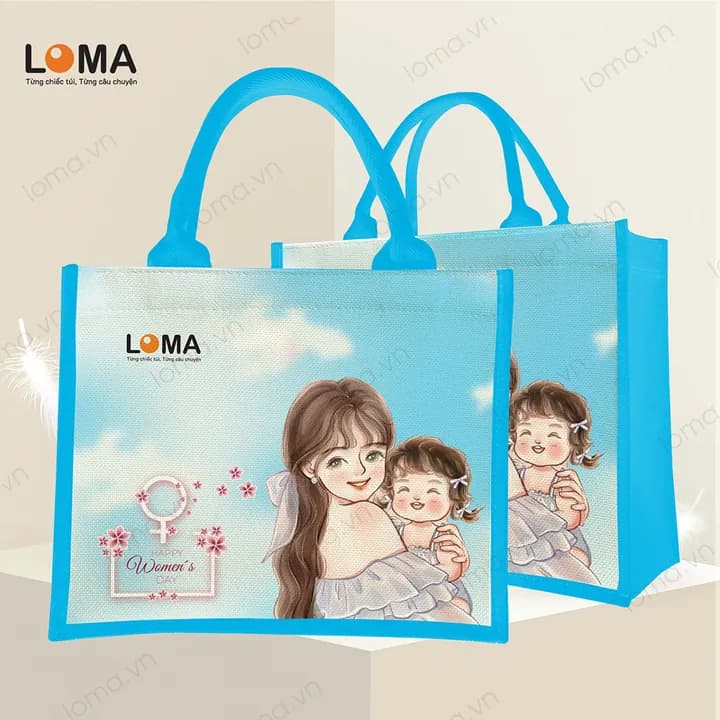 Mẫu 3: Mẹ và bé ngày Phụ nữ