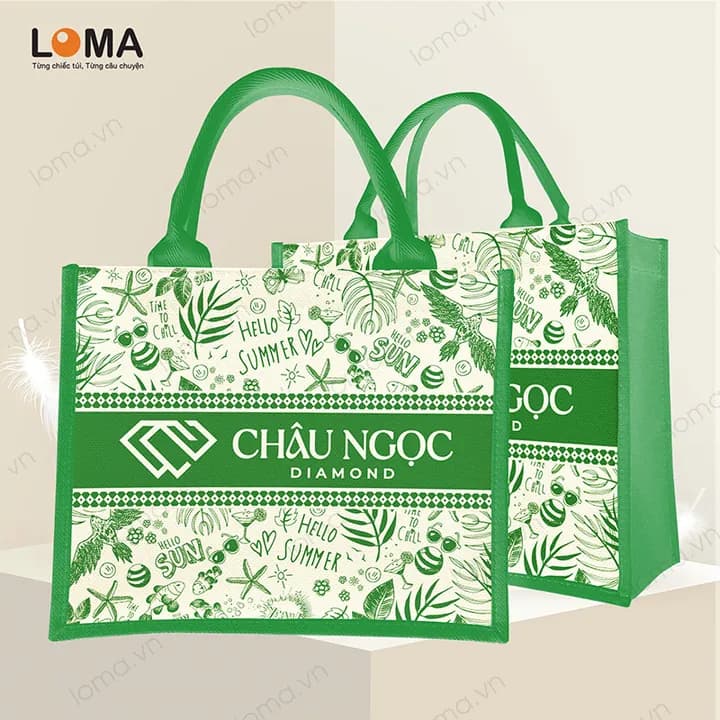 Mẫu 1: Họa tiết mùa hè Châu Ngọc Diamond