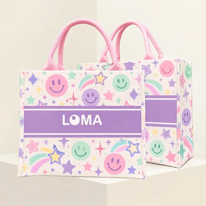 Pastel retro: Sao, lấp lánh và mặt cười pastel
